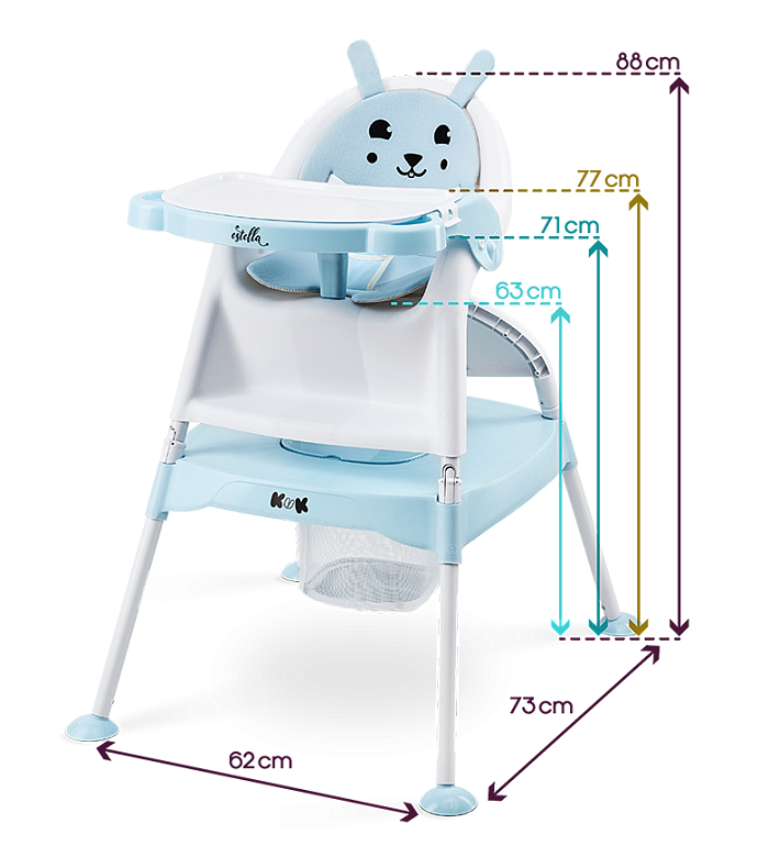 krzesełko kuk estella wymiary